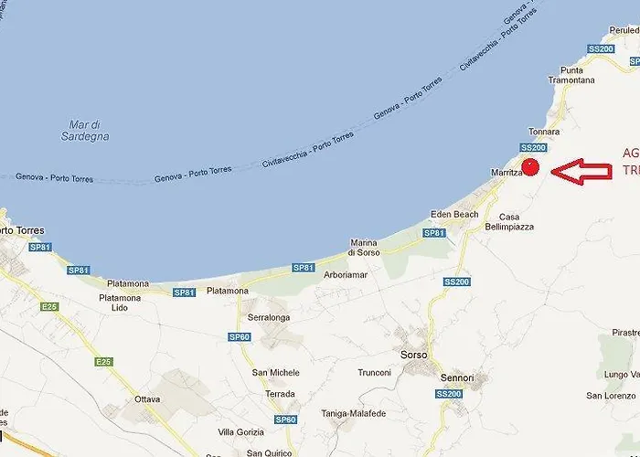 Tres Montes Farmház Sorso